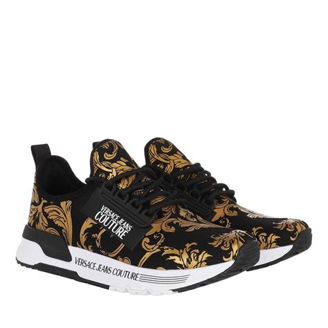 versace sneaker schwarz gold|versace sneakers for women.